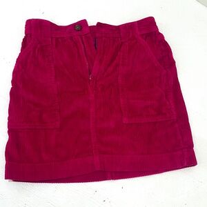 🩷 hot pink corduroy mini-skirt 🩷